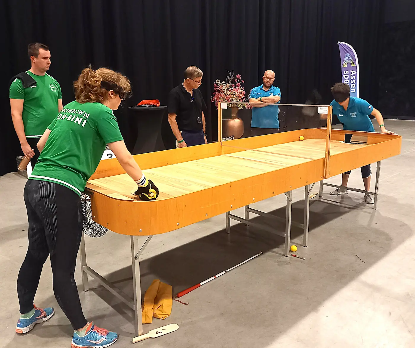 Marthe de Kruif en Iva Karaskova spelen de damesfinale tijdens het Cannonballstoernooi 2025.
